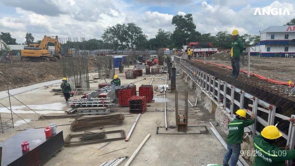 Tiến độ xây dựng tháng 5.2025